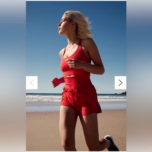 Righteous Runsie Free People Red